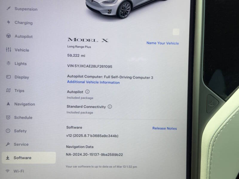 tesla model x 2020 5YJXCAE28LF261095 image tesla model x 2020 5YJXCAE28LF261095 image
